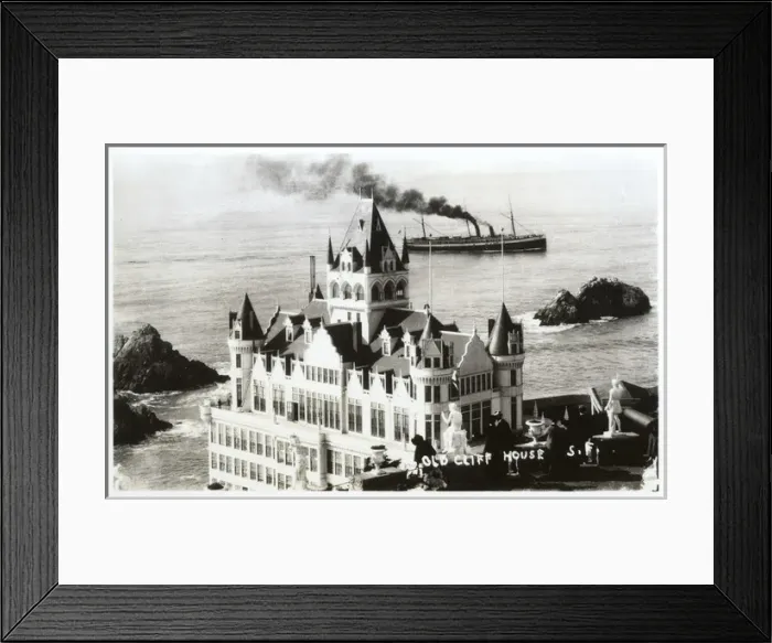 Framed Print : Cliff House and Seal Rocks, San Francisco, California, USA Framed Print : Cliff House and Seal Rocks, San Francisco, California, USA