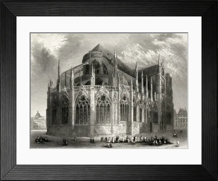 Framed Print : Paris, France - Notre-Dame Framed Print : Paris, France - Notre-Dame