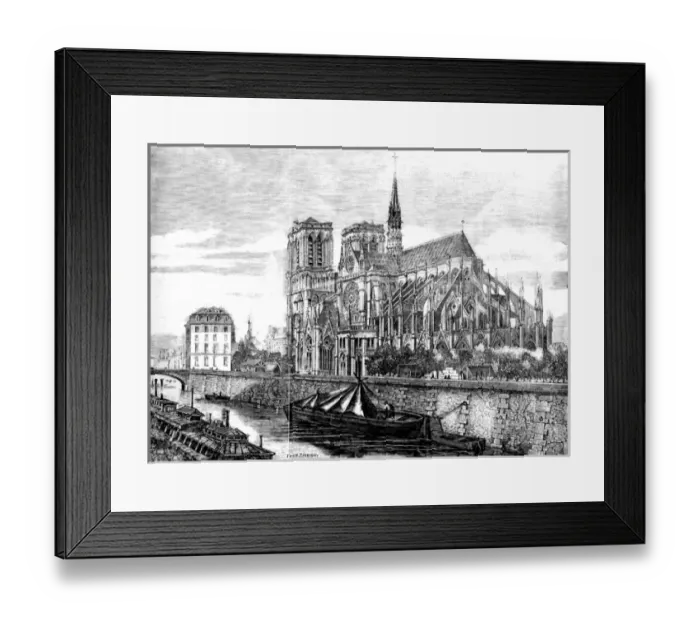 Framed Print : Paris, France - Notre-Dame Framed Print : Paris, France - Notre-Dame