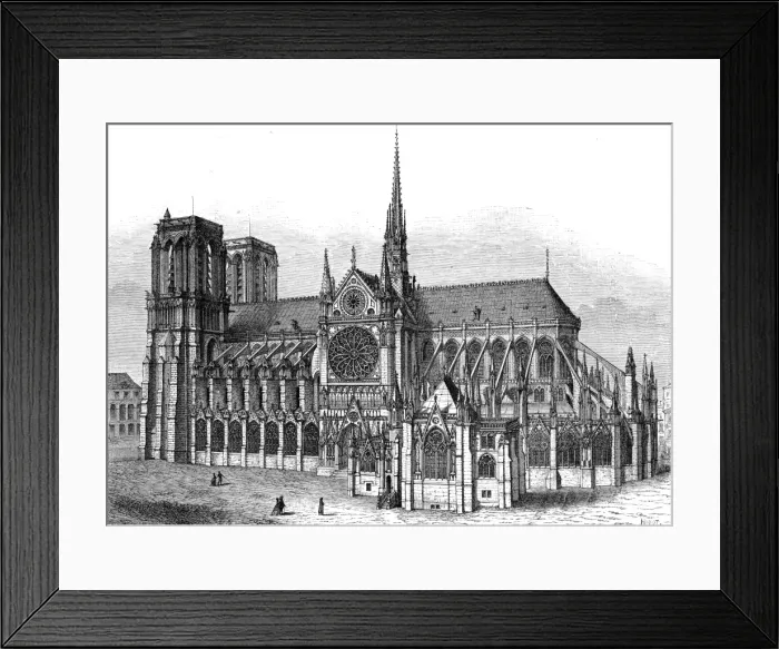 Framed Print : Paris, France - Notre-Dame Framed Print : Paris, France - Notre-Dame
