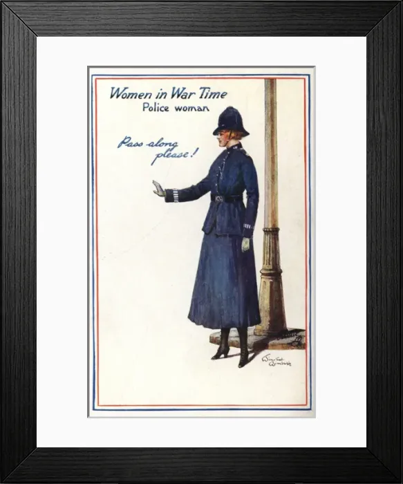 Framed Print : Womens Work WW1 Framed Print : Womens Work WW1