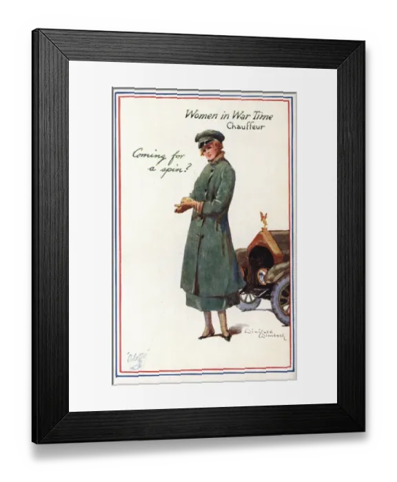 Framed Print : Womens Work WW1 Framed Print : Womens Work WW1