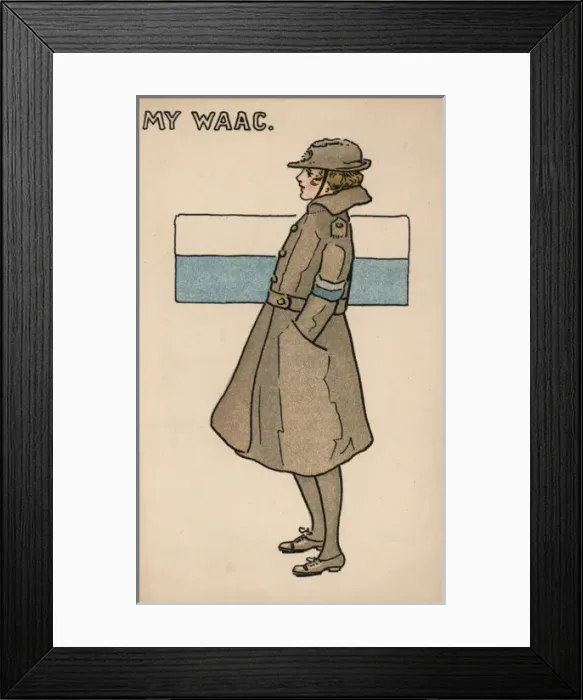 Framed Print : Women in WW1 WaC Framed Print : Women in WW1 WaC