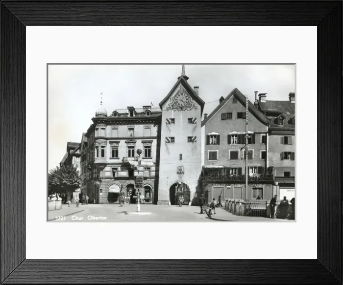 Framed Print : Upper gate, Chur, Graubunden, Switzerland Framed Print : Upper gate, Chur, Graubunden, Switzerland