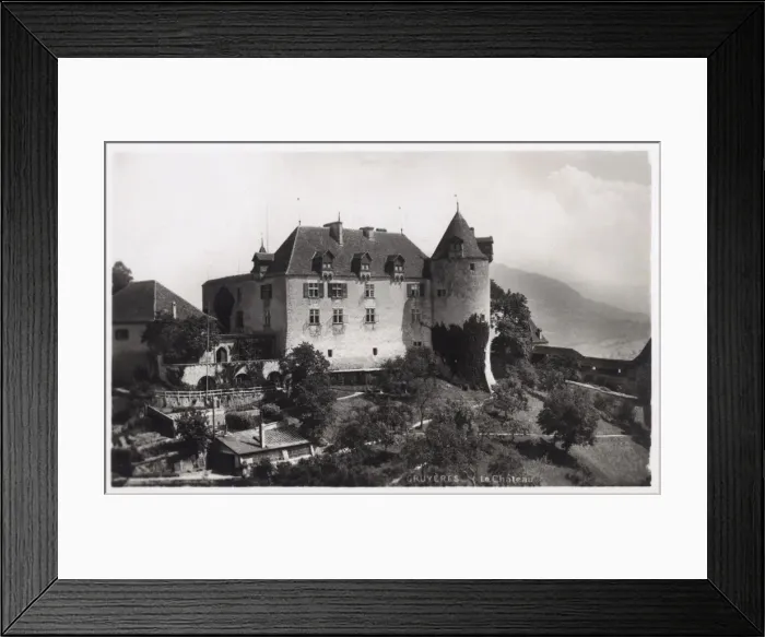 Framed Print : Chateau at Gruyeres, Fribourg, Switzerland Framed Print : Chateau at Gruyeres, Fribourg, Switzerland