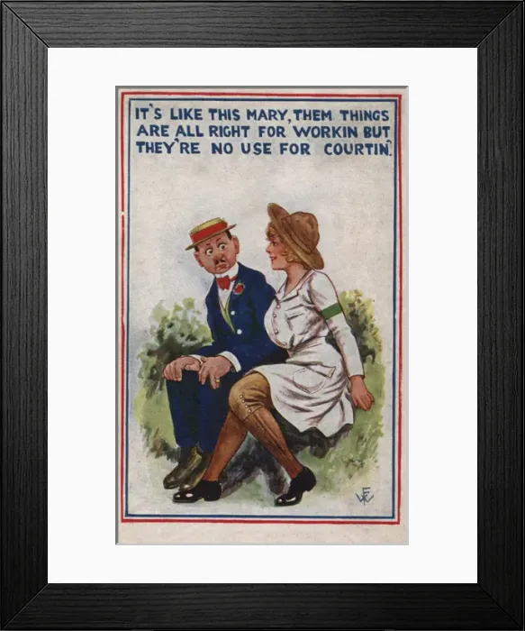 Framed Print : Womens Land Army WW1 Framed Print : Womens Land Army WW1