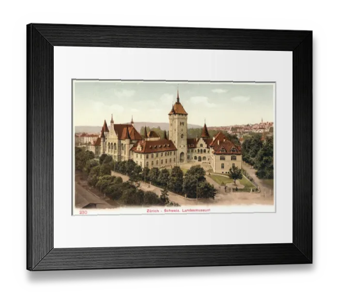 Framed Print : The Landesmuseum, Zurich, Switzerland Framed Print : The Landesmuseum, Zurich, Switzerland
