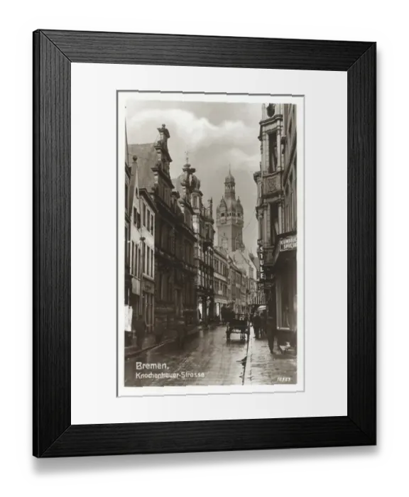 Framed Print : Knochenhauerstrasse, Bremen, Germany Framed Print : Knochenhauerstrasse, Bremen, Germany