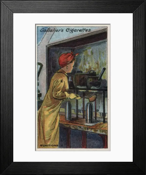 Framed Print : Women on War Work WW1 Framed Print : Women on War Work WW1