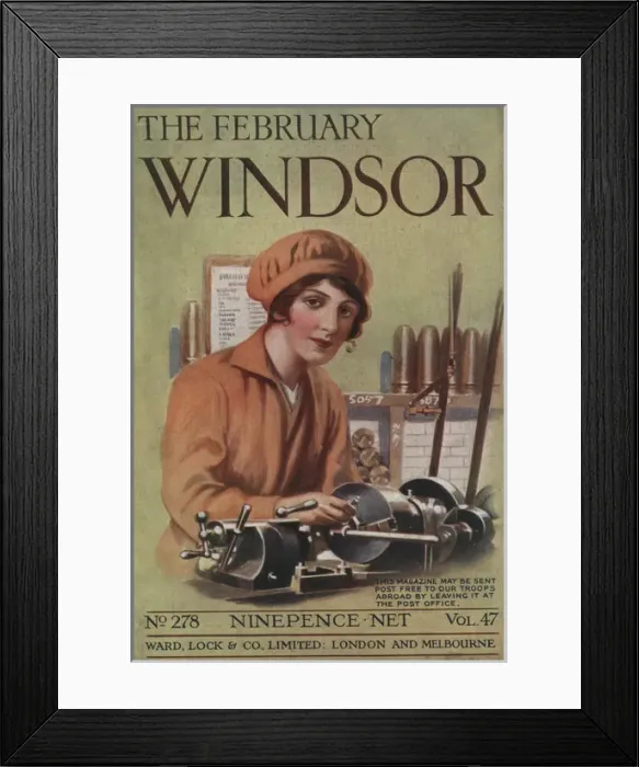 Framed Print : Women War Work WW1 Munitions Framed Print : Women War Work WW1 Munitions