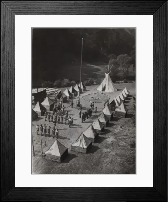 Framed Print : Boy scouts in camp, Czechoslovakia Framed Print : Boy scouts in camp, Czechoslovakia
