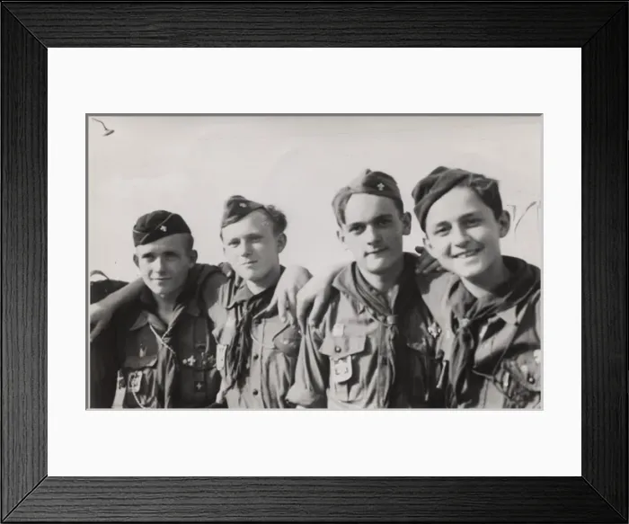 Framed Print : Boy scouts in camp, Czechoslovakia Framed Print : Boy scouts in camp, Czechoslovakia