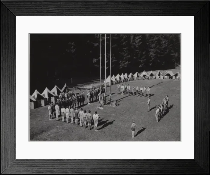 Framed Print : Boy scouts in camp, Czechoslovakia Framed Print : Boy scouts in camp, Czechoslovakia