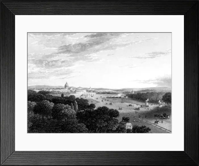 Framed Print : Paris, France - Place de la Concorde Framed Print : Paris, France - Place de la Concorde