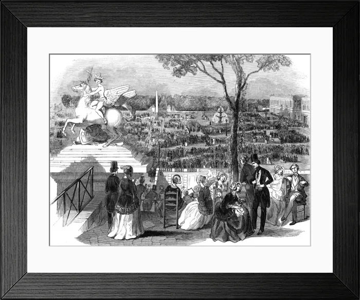 Framed Print : Paris, France - Fetes in Place de la Concorde Framed Print : Paris, France - Fetes in Place de la Concorde