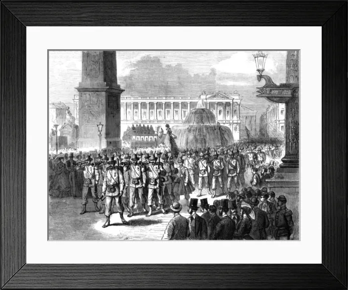Framed Print : Paris, France - Place de la Concorde Framed Print : Paris, France - Place de la Concorde