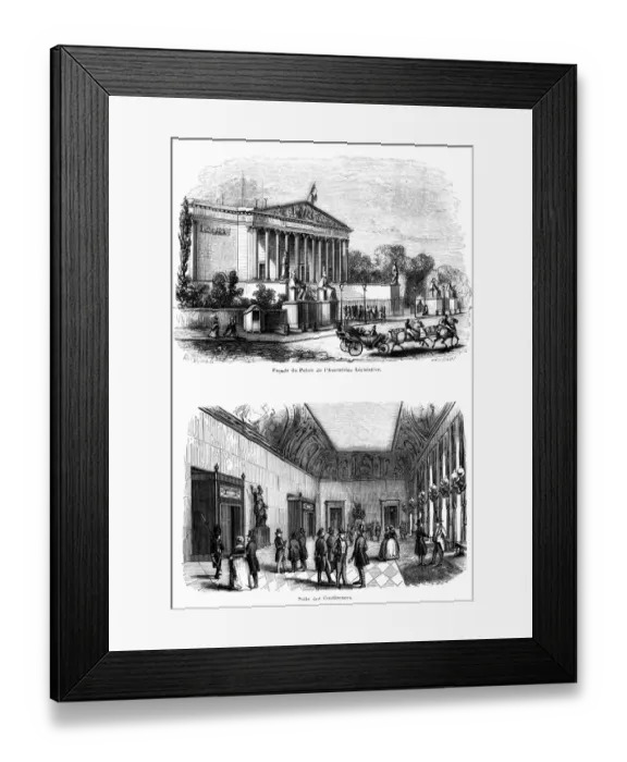 Framed Print : Paris, France - Chambre des Deputes Framed Print : Paris, France - Chambre des Deputes