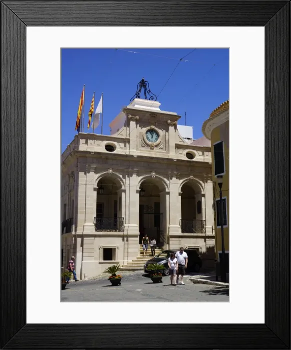 Framed Print : Menorca, MaahOld architecture, City Hall Framed Print : Menorca, MaahOld architecture, City Hall