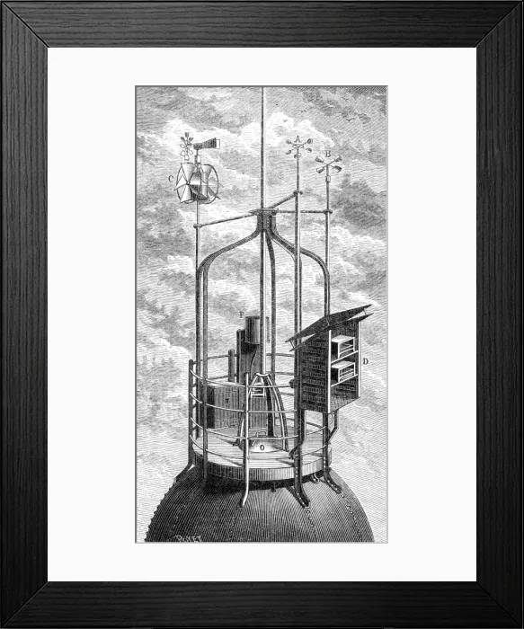 Framed Print : Paris, France - La Tour Eiffel, Observatory on top Framed Print : Paris, France - La Tour Eiffel, Observatory on top