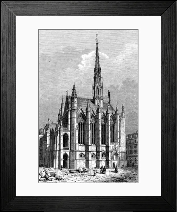 Framed Print : Paris, France - La Sainte Chapelle Framed Print : Paris, France - La Sainte Chapelle
