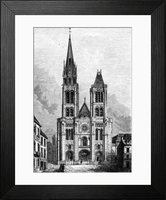 Framed Print : Paris, France - Saint Denis Framed Print : Paris, France - Saint Denis