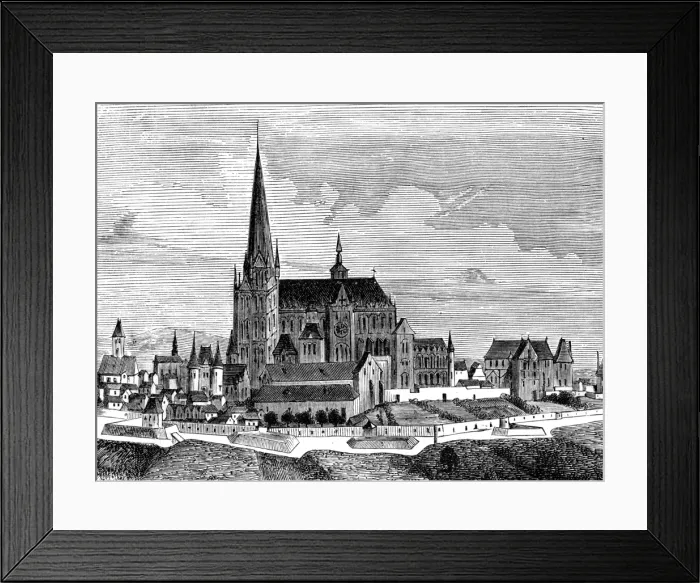 Framed Print : Paris, France - Saint Denis