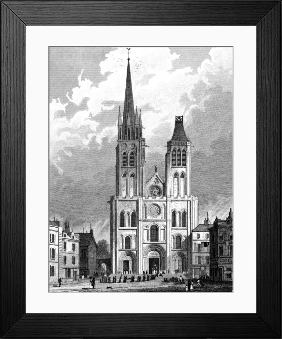 Framed Print : Paris, France - Saint Denis Framed Print : Paris, France - Saint Denis