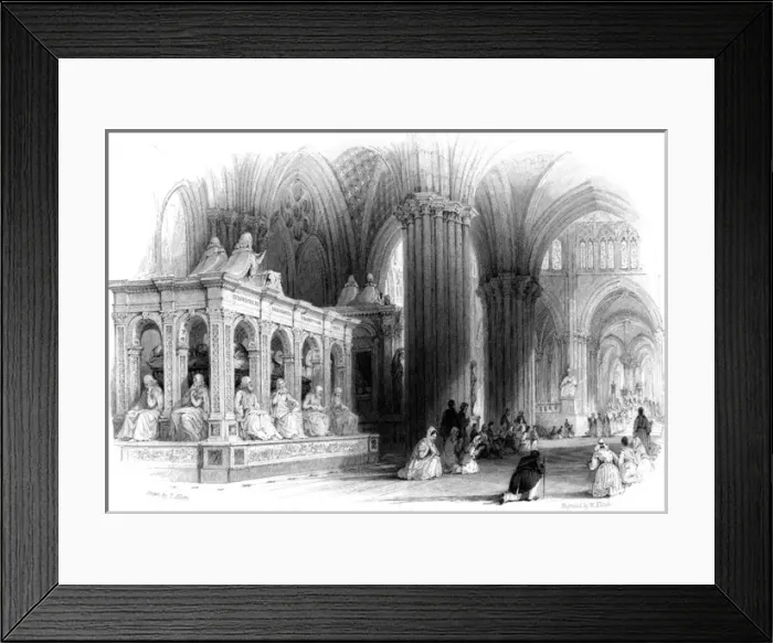 Framed Print : Paris, France - Saint Denis, Tomb of Louis XII Framed Print : Paris, France - Saint Denis, Tomb of Louis XII