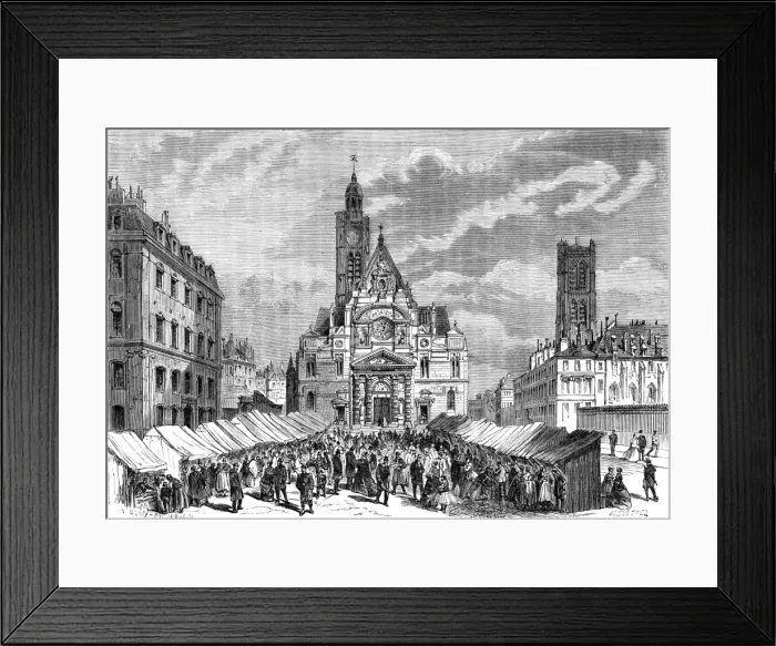 Framed Print : Paris, France - Eglise Saint-Etienne du Mont Framed Print : Paris, France - Eglise Saint-Etienne du Mont