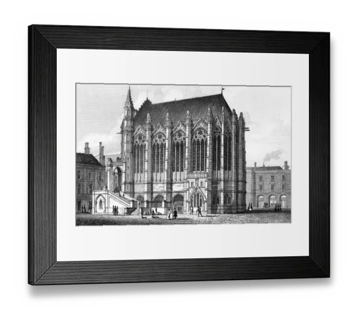 Framed Print : Paris, France - La Sainte Chapelle Framed Print : Paris, France - La Sainte Chapelle
