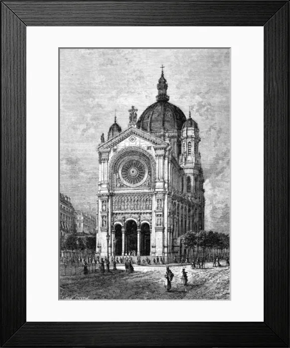 Framed Print : Paris, France - Eglise Saint Augustin Framed Print : Paris, France - Eglise Saint Augustin