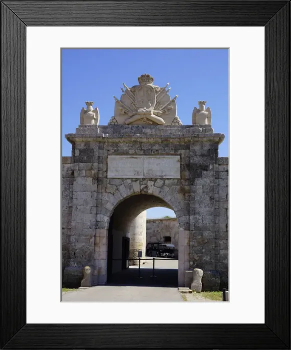 Framed Print : Menorca, La Mola: Entrance to the Fortaleza La Mola Framed Print : Menorca, La Mola: Entrance to the Fortaleza La Mola