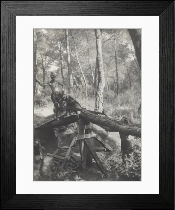 Framed Print : Scouts in Exile, at camp in Fabregas, France Framed Print : Scouts in Exile, at camp in Fabregas, France