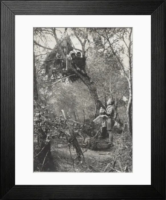 Framed Print : Scouts in Exile, at camp in Fabregas, France Framed Print : Scouts in Exile, at camp in Fabregas, France