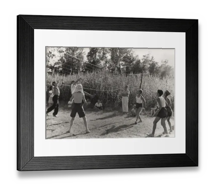 Framed Print : Scouts in Exile at camp, Grange Rimade, France Framed Print : Scouts in Exile at camp, Grange Rimade, France