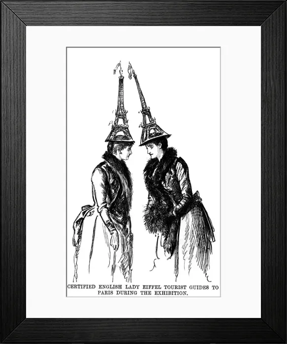 Framed Print : Paris, France - La Tour Eiffel, Punch Project Framed Print : Paris, France - La Tour Eiffel, Punch Project