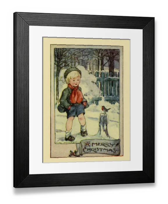 Framed Print : Christmas scene Framed Print : Christmas scene