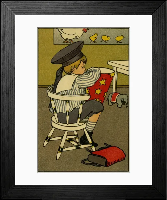 Framed Print : Boy in a sailor suit Framed Print : Boy in a sailor suit