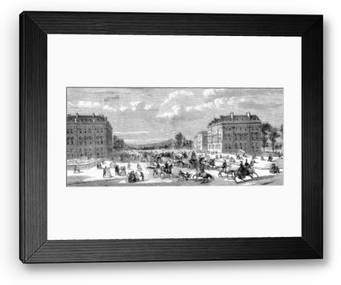 Framed Print : Paris, France - Avenue Foch (formerly de l Imperatrice) Framed Print : Paris, France - Avenue Foch (formerly de l Imperatrice)