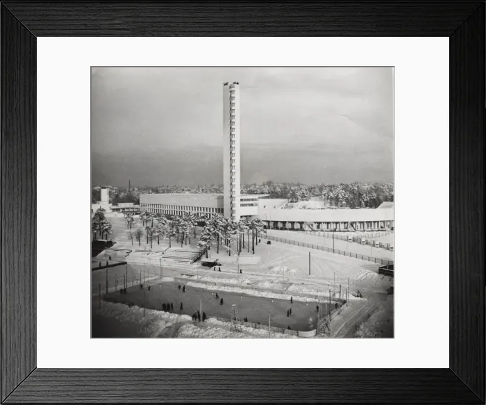Framed Print : Sports stadium in Helsinki, Finland Framed Print : Sports stadium in Helsinki, Finland