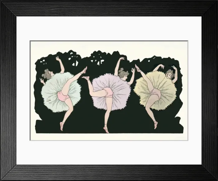 Framed Print : Can-can dancers Framed Print : Can-can dancers