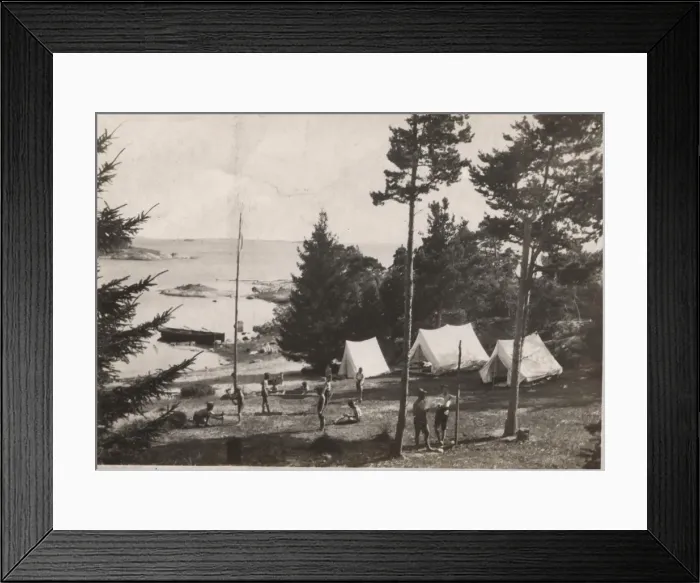 Framed Print : Scout camp in Abo (Turku), Finland Framed Print : Scout camp in Abo (Turku), Finland