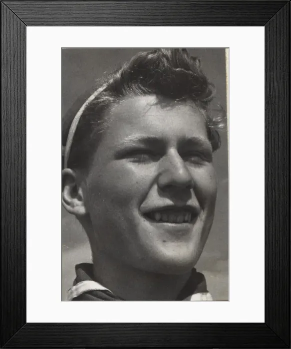 Framed Print : Finnish boy scout at camp Framed Print : Finnish boy scout at camp