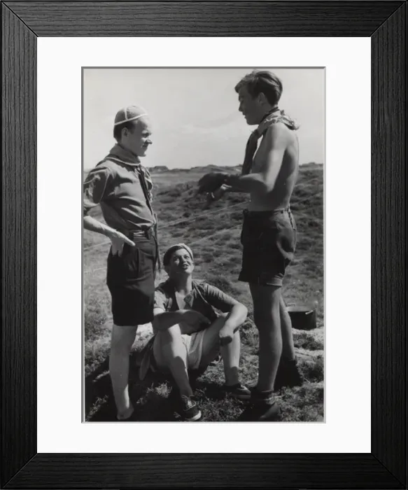 Framed Print : Finnish boy scouts at Jamborette Framed Print : Finnish boy scouts at Jamborette