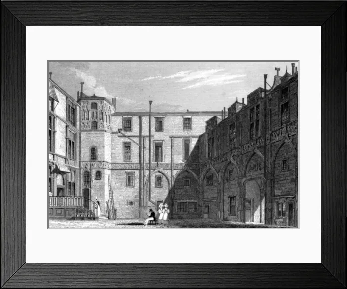 Framed Print : Paris, France - Hotel du Preux Framed Print : Paris, France - Hotel du Preux