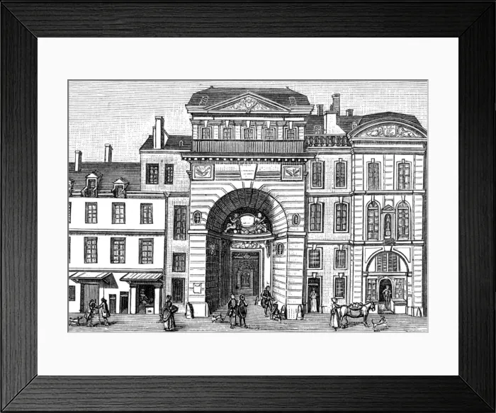 Framed Print : Paris, France - College d Harcourt Framed Print : Paris, France - College d Harcourt