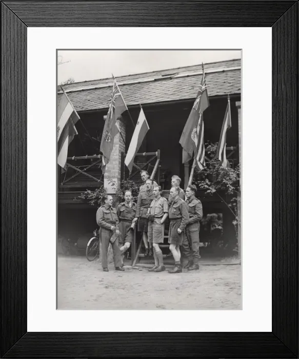 Framed Print : International Scouts Camp, Youlbury, near Oxford Framed Print : International Scouts Camp, Youlbury, near Oxford
