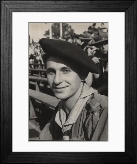 Framed Print : French boy scout at World Jamboree Framed Print : French boy scout at World Jamboree