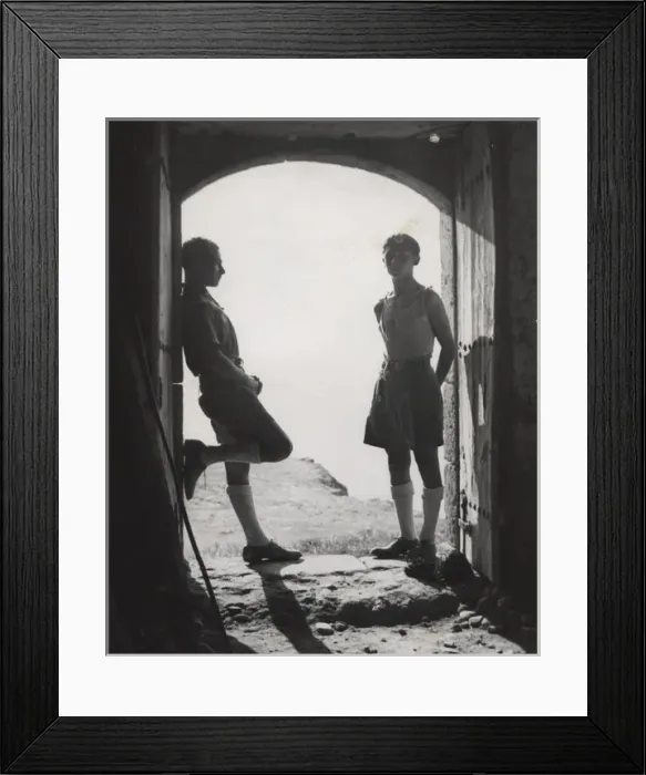 Framed Print : Two boy scouts, Cyprus Framed Print : Two boy scouts, Cyprus