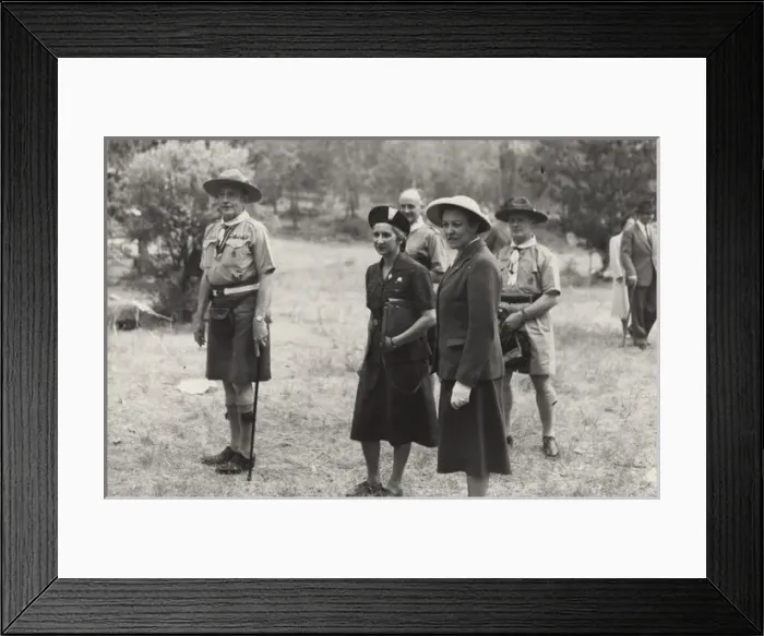 Framed Print : Visitors at Girl Guides rally, Cyprus Framed Print : Visitors at Girl Guides rally, Cyprus